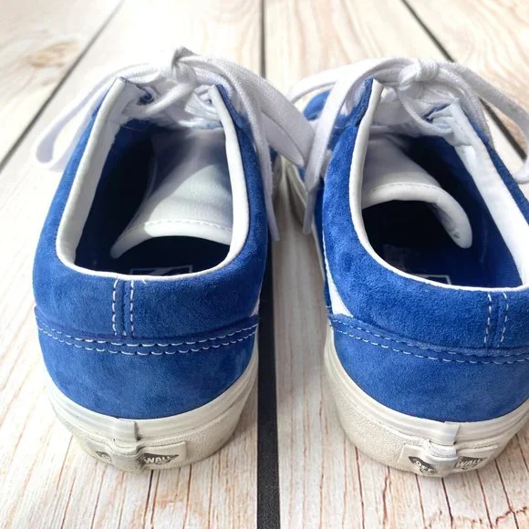 Vans Old Skool -Blue Suede - Kids Size 4 - Picture 4 of 6